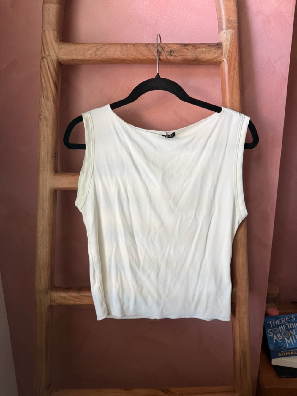 NWOT J. Crew Cream Sleeveless Crewneck Tank